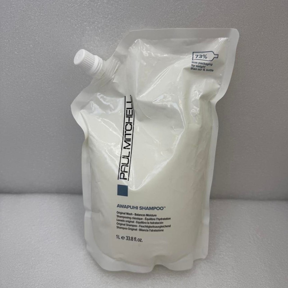 Paul Mitchell Awapuhi Shampoo Original Refill Pouch 33.8 oz / 1 Liter NEW